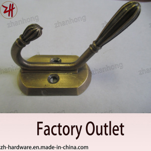 Zinc Alloy Beautiful Design Double Clothes Hanger Cat Hooks (ZH-2029)